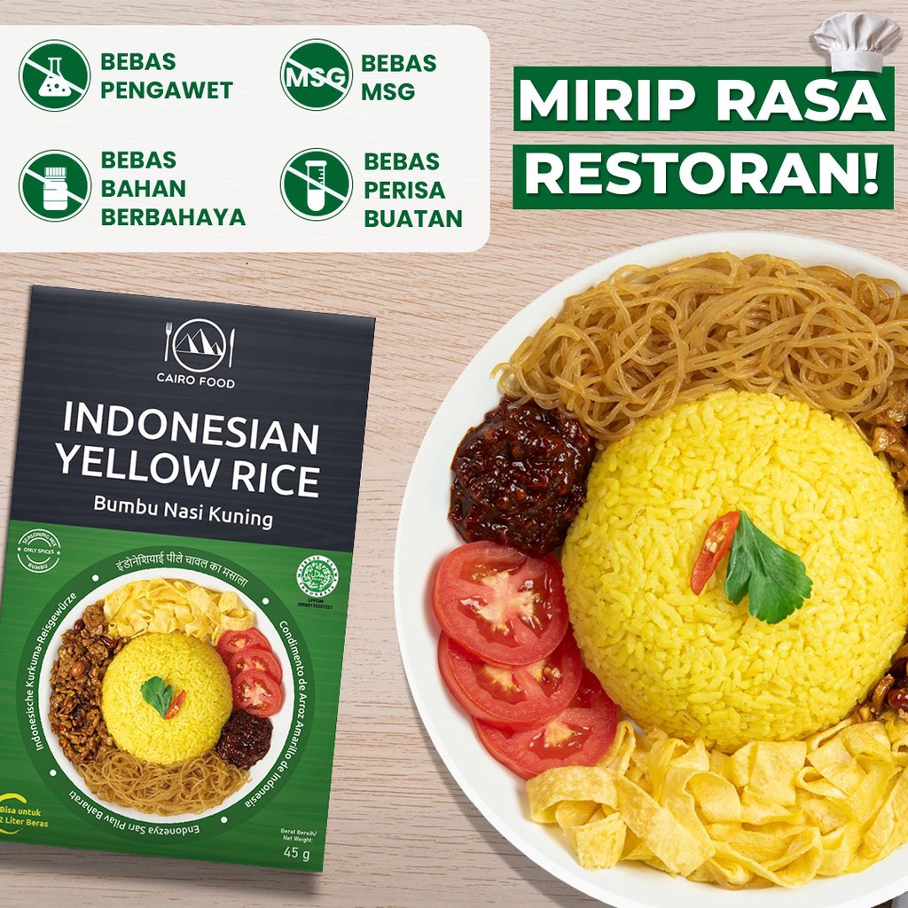 

Bumbu Nasi Kuning Premium Untuk Profesional - Cairo Food