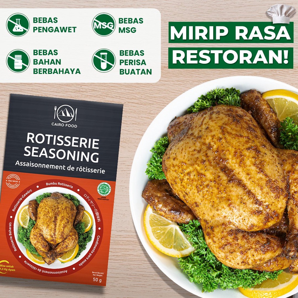 

Bumbu Rotisserie Premium Untuk Profesional - Cairo Food