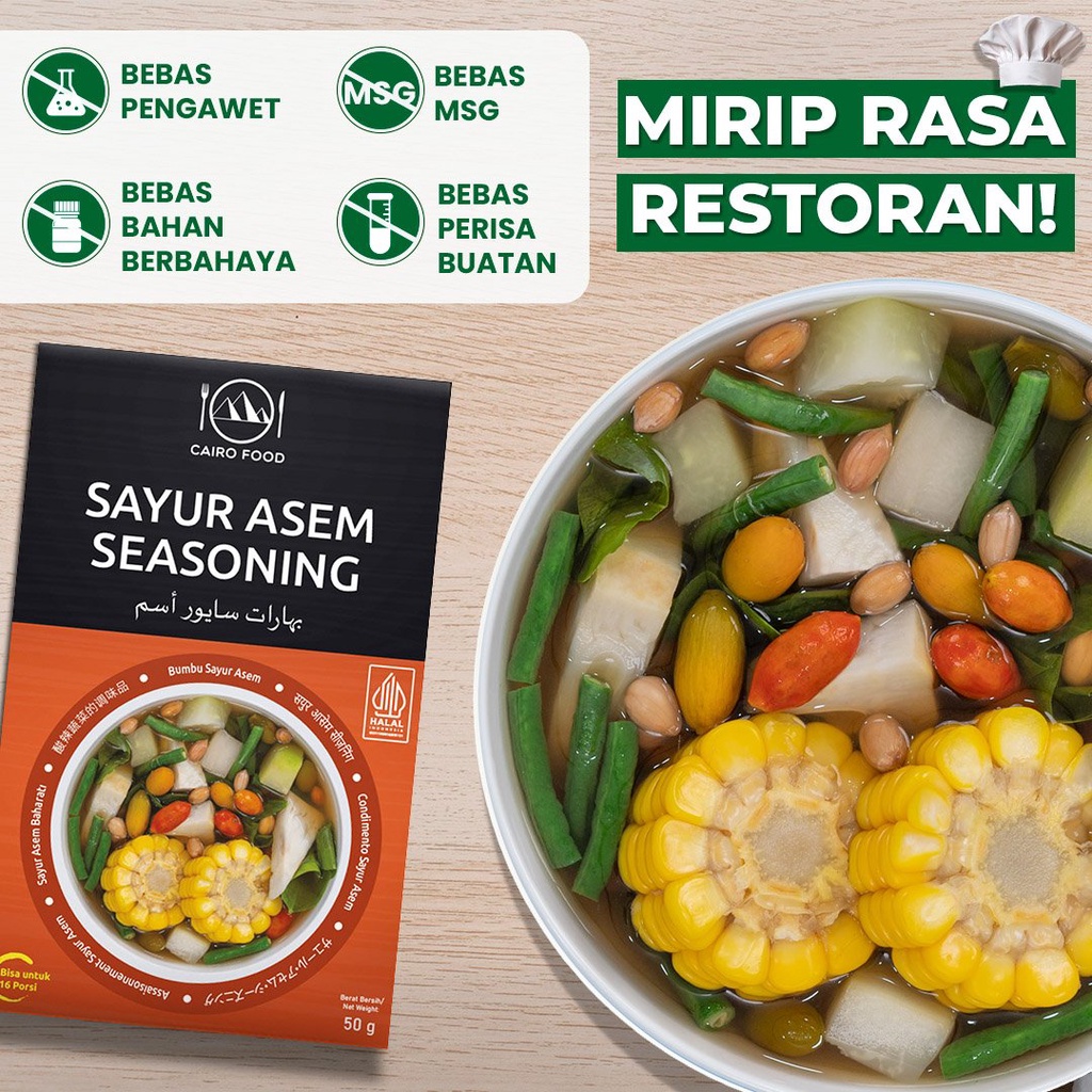 

Bumbu Sayur Asem Premium Untuk Profesional - Cairo Food