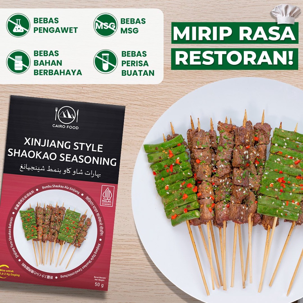 

Bumbu Shaokao ala Xinjiang Premium Untuk Profesional - Cairo Food