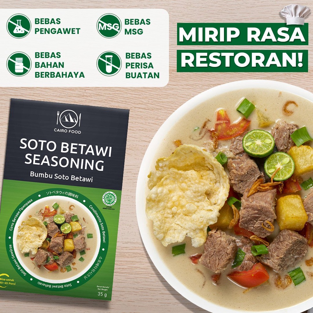 

Bumbu Soto Betawi Premium Untuk Profesional - Cairo Food