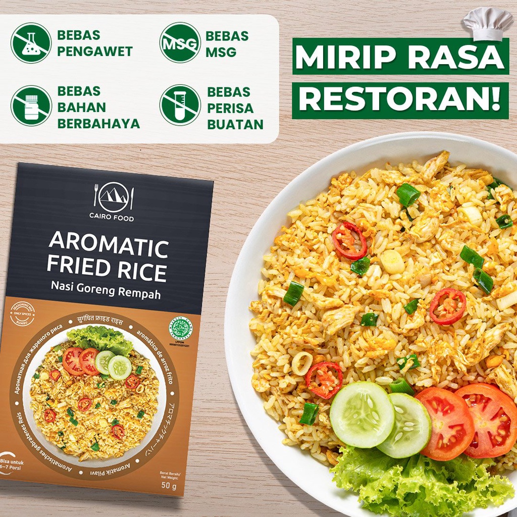 

Bumbu Nasi Goreng Rempah Aromatic Premium Untuk Profesional - Cairo Food