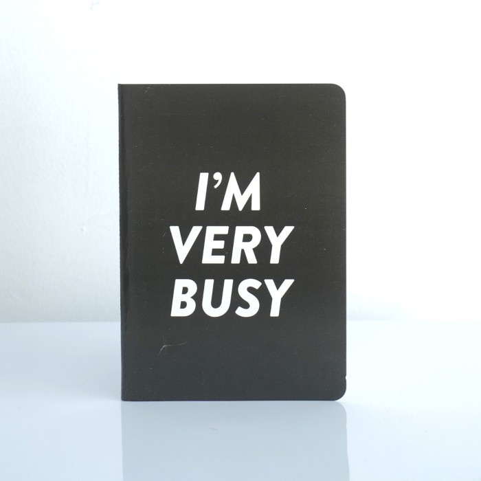 

Notebook Black/ Buku Tulis - Goodmoments