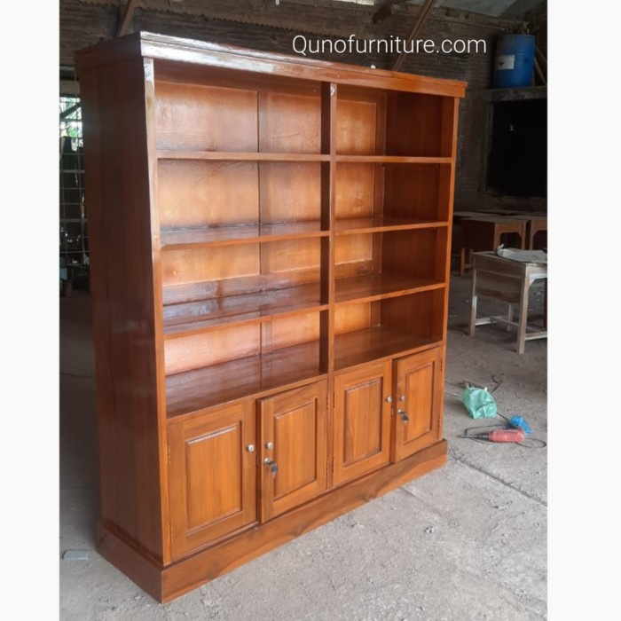 

Lemari Rak Buku Arsip Kayu Jati