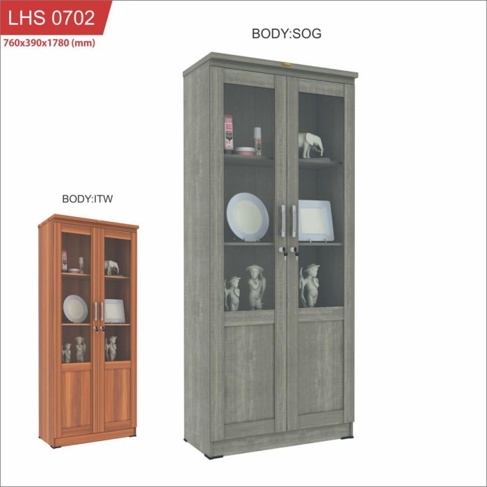 

Lemari Rak Buku Pintu Kaca Romaro 2 Pintu Area Tangerang