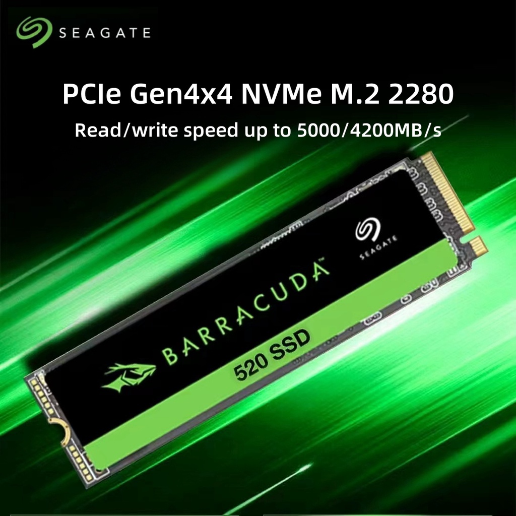 ARTA Seagate Barracuda 520 1TB 2TB SSD Internal Solid State Drive - PCIe4.0x4 Nvme 3D TLC NAND for G
