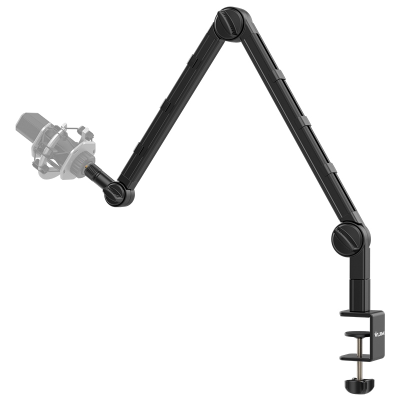 OSBO VIJIM LS25 Desktop Microphone Stand Adjustable Suspension Boom Arm Stand Mount with Clamp for B