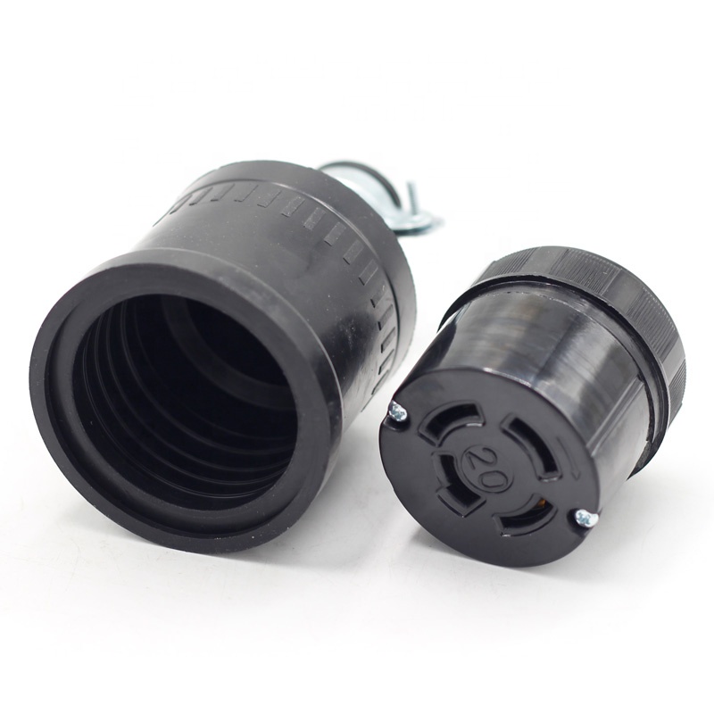 EYE 20 250VAC Amp 4-Prong Industrial Grade Male locking generator plug