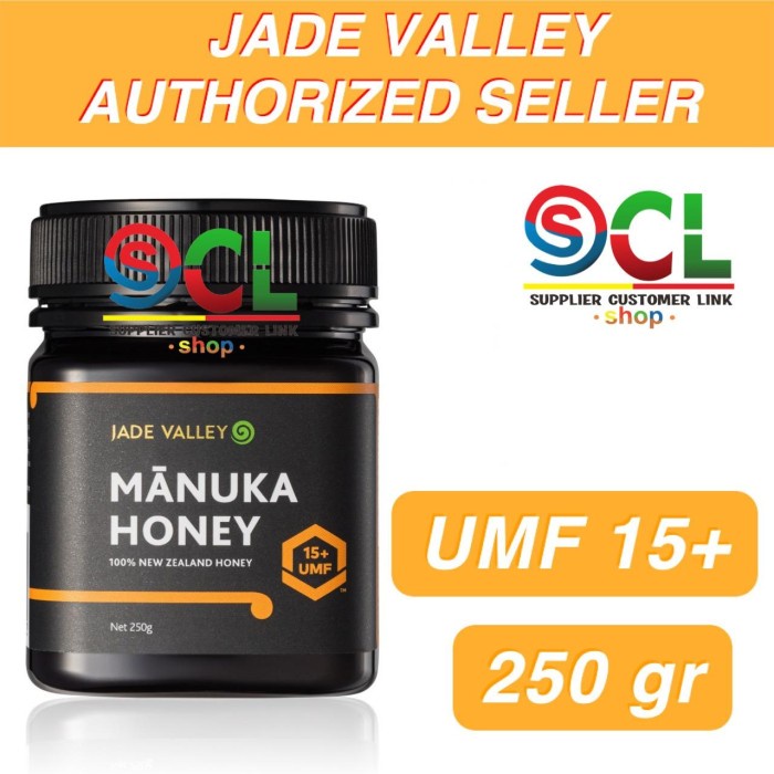 

Sale Terbatas Jade Valley Manuka Honey ( Umf 15+ / Mgo 514+ ) 250 Gr Aman