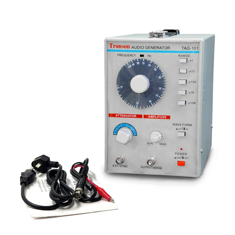 CAGA AC 100-240V TAG-101 Low Frequency Audio Signal Generator Signal Source 10Hz-1MHz