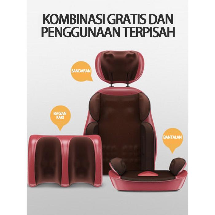Bantal Pijat Elektrik / Kursi Pijat Seluruh Tubuh / Bantal Pijat Portabel / Bantalan Pijat Seluruh