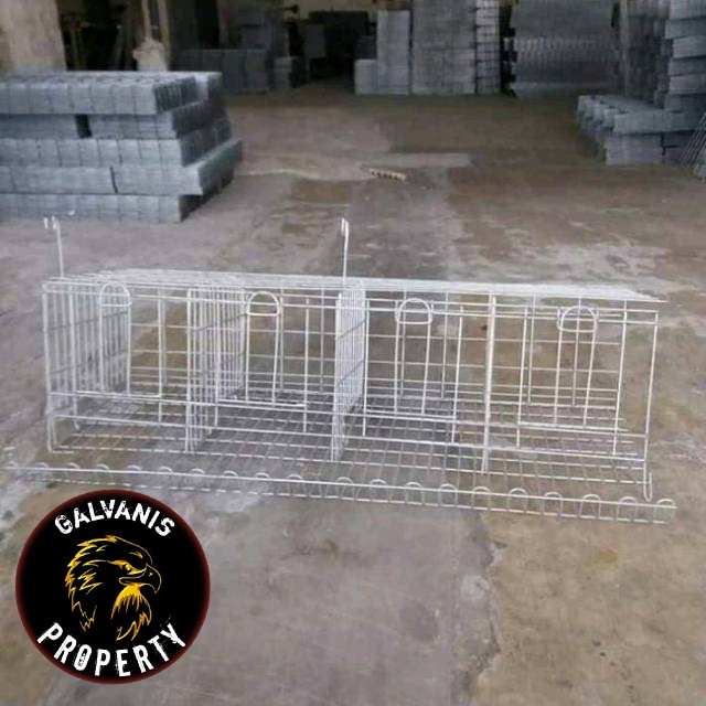 TERLARIS KANDANG AYAM PETELUR/ KANDANG BATERAI AYAM PETELUR GALVANIS 4 PINTU