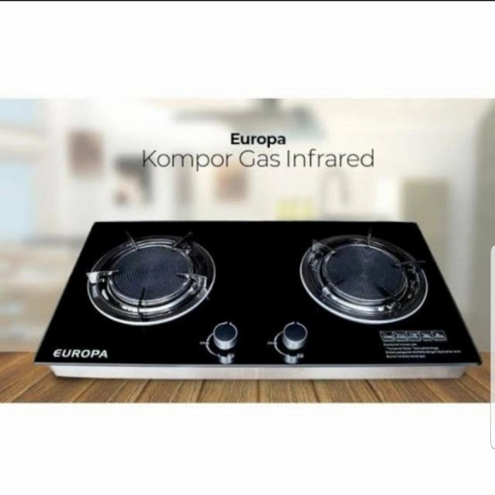 KOMPOR TANAM EUROPA KOMPOR PORTABLE KOMPOR GAS INFRARED KOMPOR TEMPRED