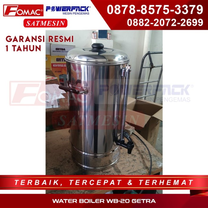 WATER BOILER GETRA STAINLESS (WB-20)