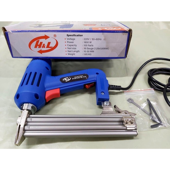MESIN TEMBAK PAKU ELEKTRIK/MESIN STAPLES ELETRIC GUN H&L F30/ STAPLERS