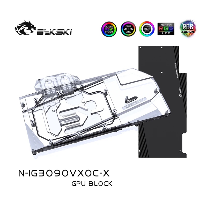 QCOOL GPU Water Block for Colorful IGame RTX 3090/3080/3080TI Vulcan/RTX3090/RTX3080 Neptune OC Cool