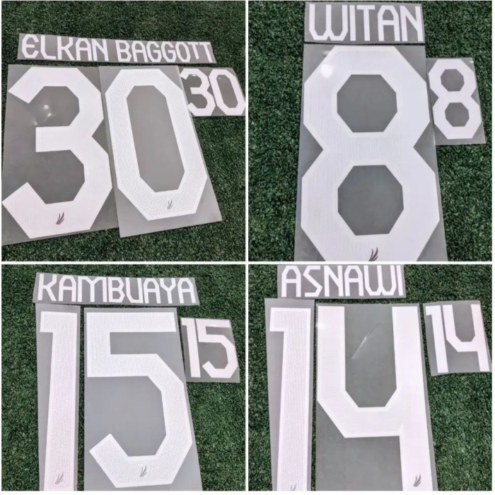 Nameset Timnas Indonesia 2022 Original
