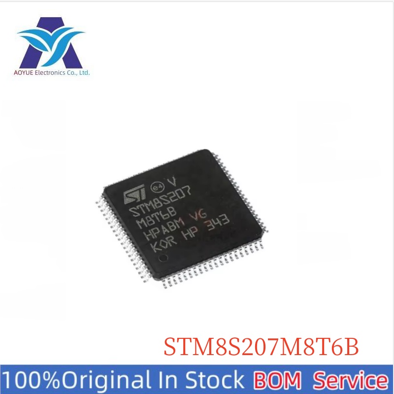 SINE STM8S207MBT6B STM8S207MBT6BTR STM8S207 MBT6B LQFP-80 Mainstream enhanced 8-bit MCU with 64 KB F