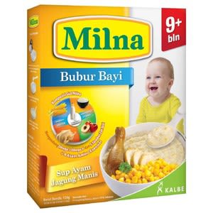 

MILNA 9+ BUBUR SUP AYAM JAGUNG MANIS 120 GR - RAJA SUSU