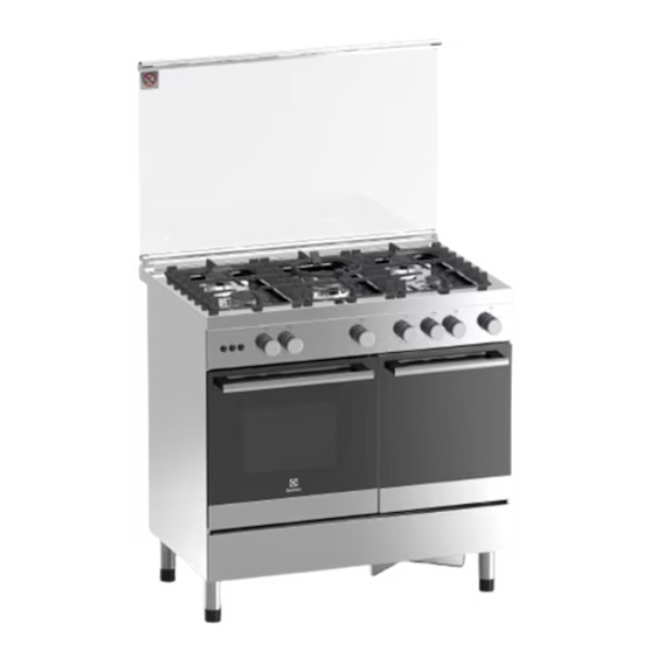 KOMPOR ELECTROLUX EKG9686X KOMPOR FREESTANDING GAS DAN OVEN 62L