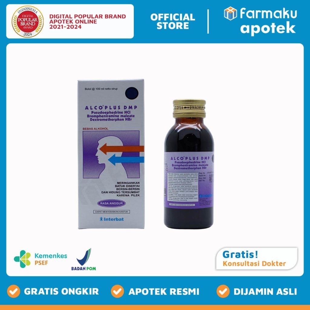 Alco Plus DMP Syrup 100 ml - BHL