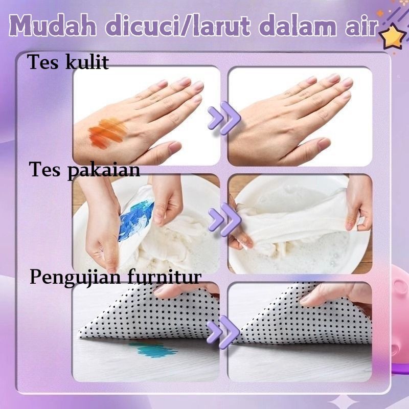 

[Jual Loal] 48 Warna Rayon Warna / Crayon Grap / Crayon Grap Mata Edang / Ily Crayon / Water Oluble