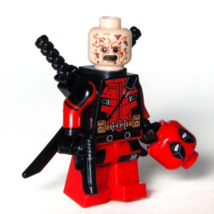 Marvel X-Men Deadpool Wade Wilson Training X Force Action Mini Figure Minifig Brick