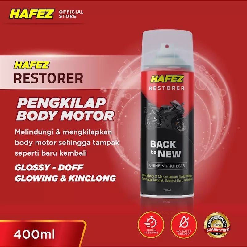 Kejar Promo Hafiz Restorer Pembersih Pengkilap Penghitam Body Motor Dan Mobil Yg Lagi Viral Bisa Cod