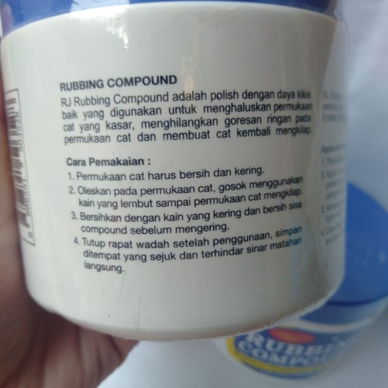 Promo Rj London Kompon Compon Kuning Pengkilap Compound 500Gr