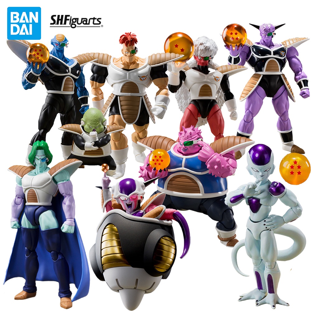 KYOMA BANDAI Original Shfiguarts Dragon Ball Anime Figure Zarbon Dodoria Frieza Ginyu Force SHF Acti