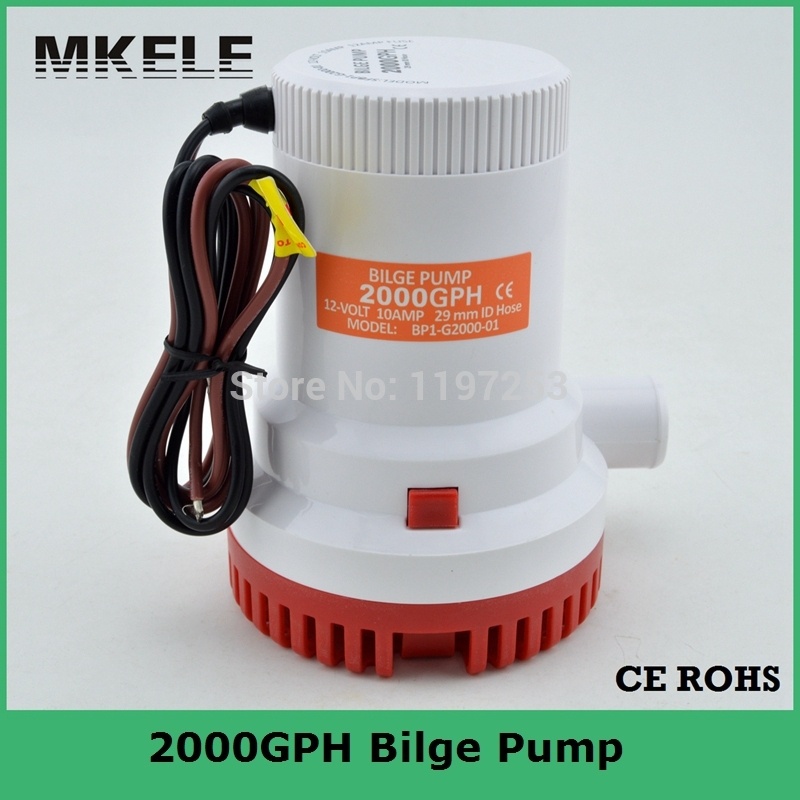 KYOMA 12V 2000gph Bilge Pump Ship DC Submersible  Marine Boat Electric Bilge Water Pump 24V
