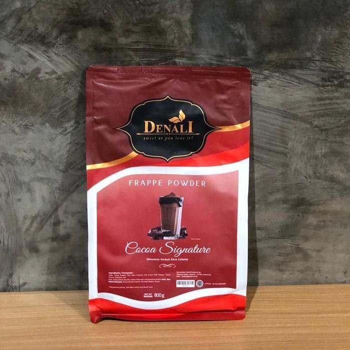 

BUBUK DENALI COCOA SIGNATURE POWDER COKLAT COKELAT CHOCOLATE 800 gr Susu