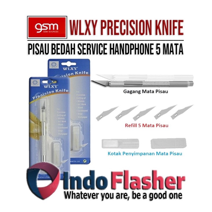 WLXY PRECISION KNIFE PISAU IC PISAU SERVICE HP PISAU MULTIFUNGSI