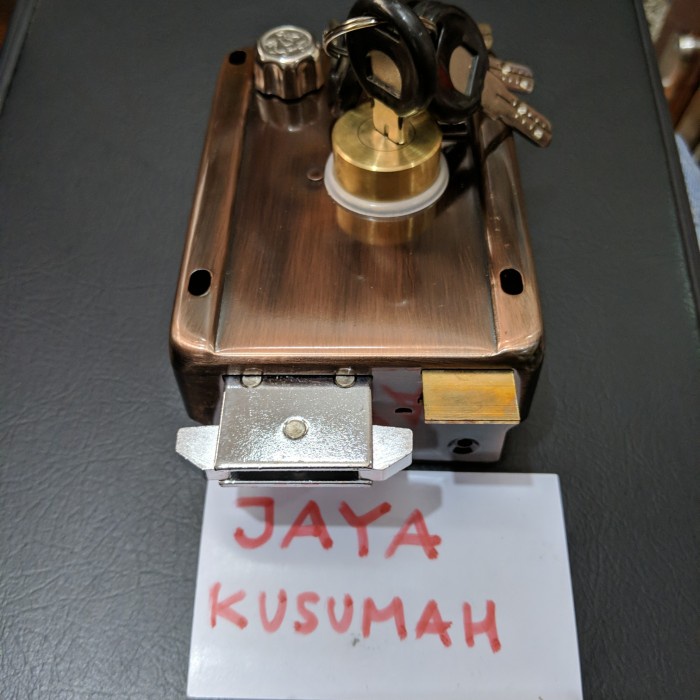 Kunci Pintu Otomatis Albion Rimlock Mekar Gerbang Besi Geser Sliding