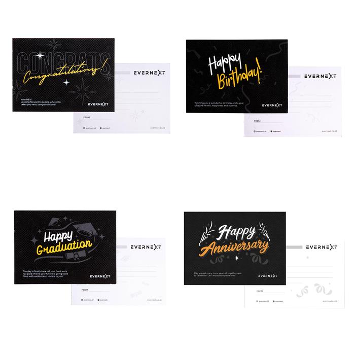 

KODE B EVERNEXT Kartu Ucapan Ulang Tahun Graduation Wisuda Greeting Card Hadiah Kado Birthday Gift