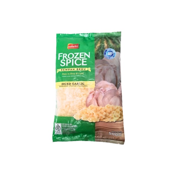 

FROZEN SPICE GARLIC DICE 500 GR