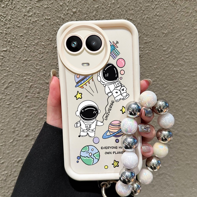 Casing Hp Untuk Realme C67 4G C65 4G C63 C75 C75X Narzo N63 Realme 12 Lite Case NASA Softcase Gelang