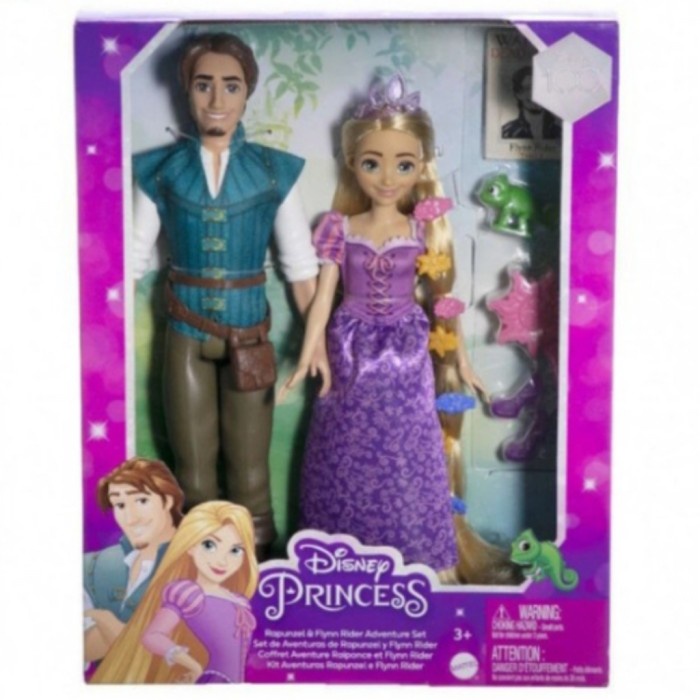 Mainan Boneka Disney Princess Rapunzel & Flynn Doll