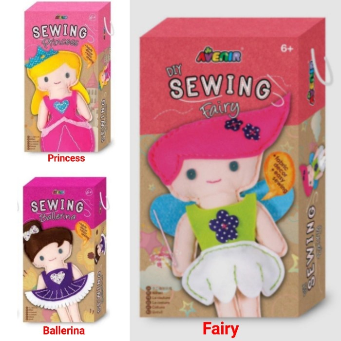 

Avenir Sewing Princess Ballerina Mainan Kreatif Menjahit Boneka Anak