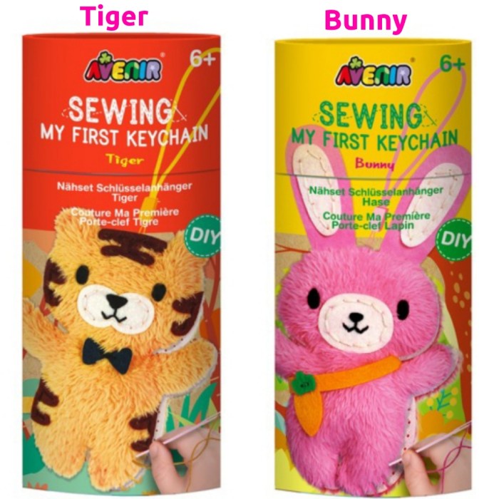 

Avenir Sewing Keychain Unicorn Owl Llama Mainan Kreatif Menjahit Anak