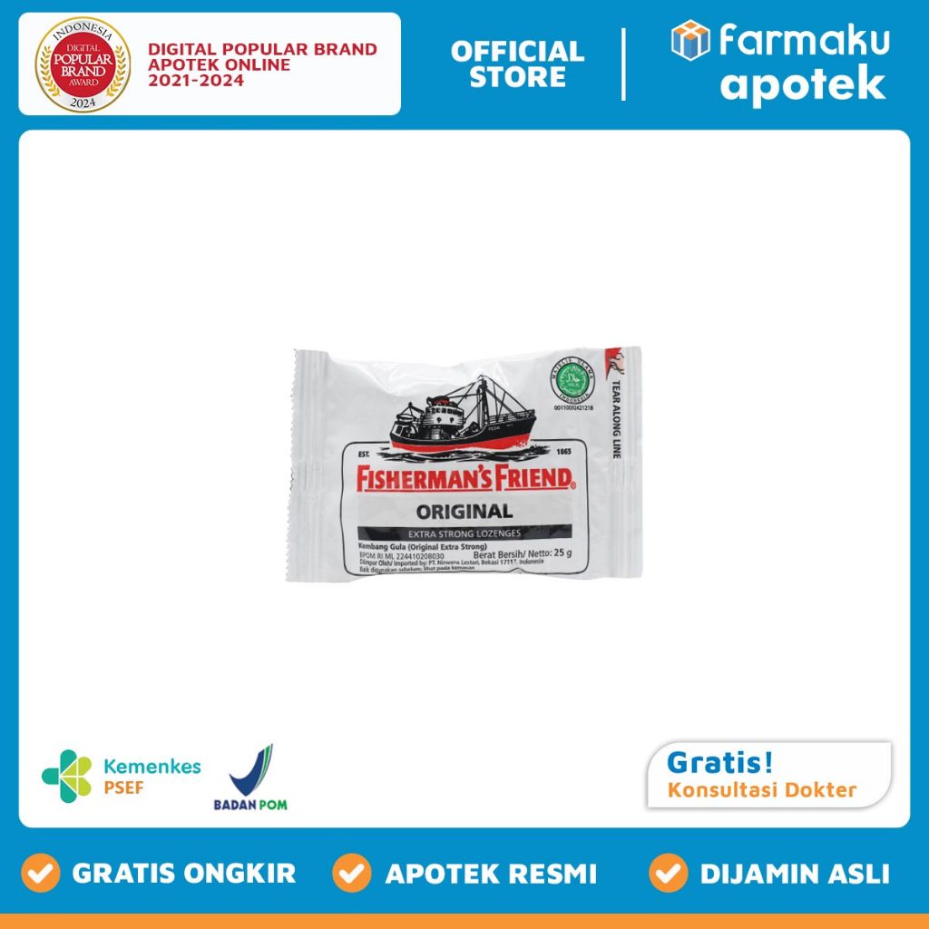 

Fishermans Friend Original Extra Strong Lozenges 25 gr - JTW