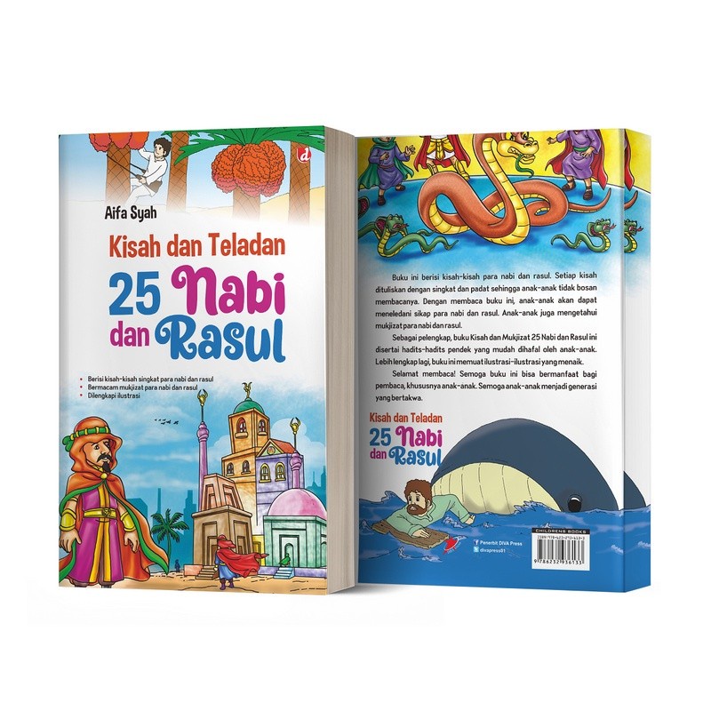 Ori Buku Kisah dan Teladan 25 Nabi dan Rasul - Aifa Syah - DIVA Press