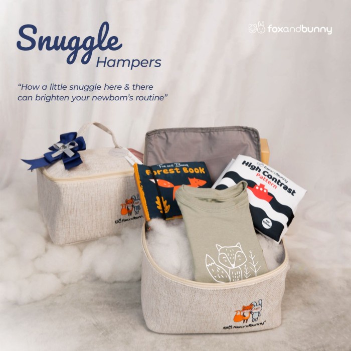 

KODE A Kado Lahiran - Foxandbunny - Snuggle Hampers - Hello World Series