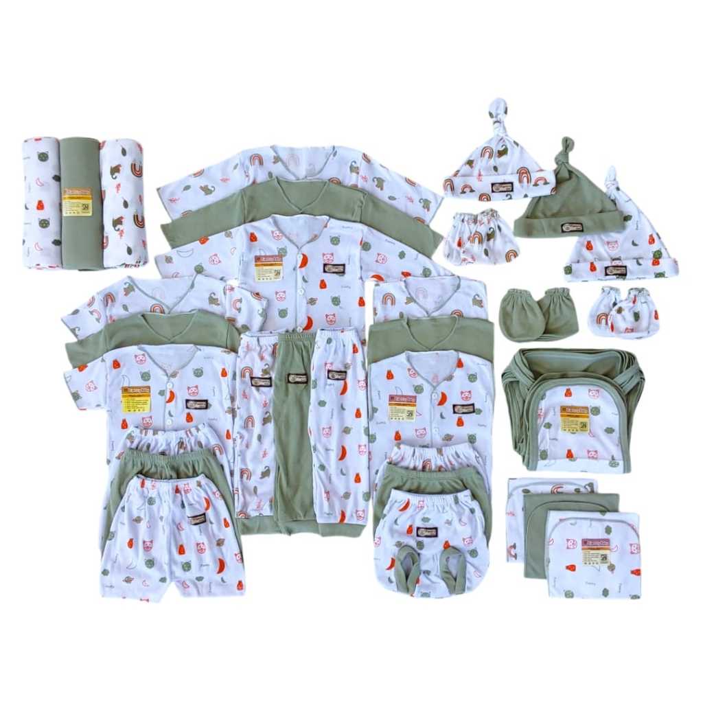 Trending Saat Ini  Paket Komplit Lahiran Set Baju Bayi Baru Lahir Pakaian Bayi Newborn Laki Laki