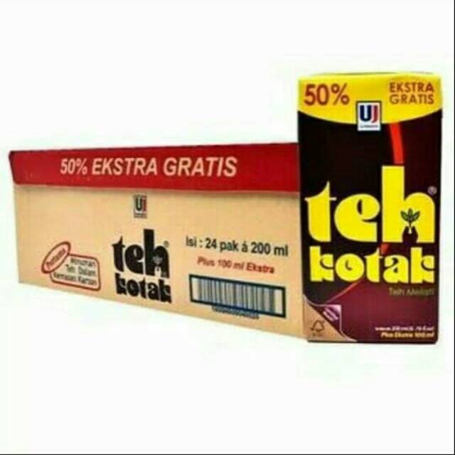 

(Flasshow) Teh kotak 300ml isi 24 pcs 1 karton