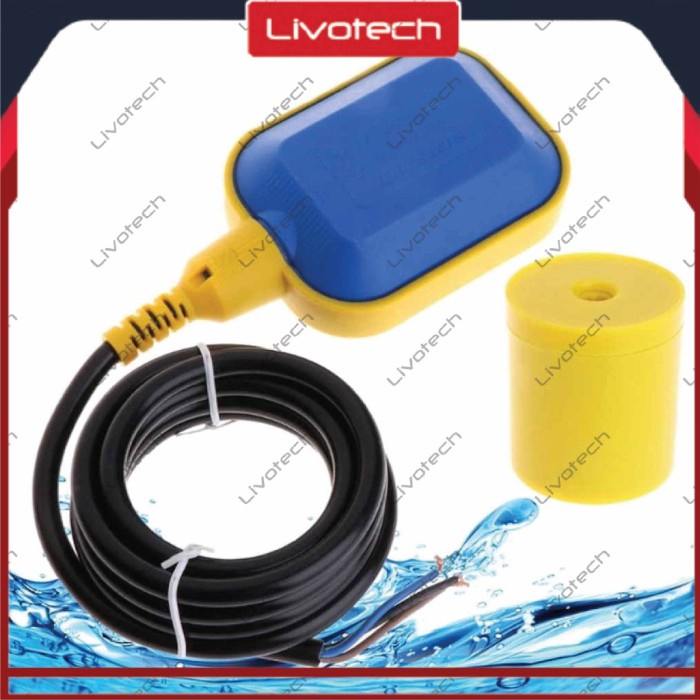 Flashshow Float Switch Sensor Pelampung Pompa Air Celup 2 meter Fluid Level Otomatis Toren