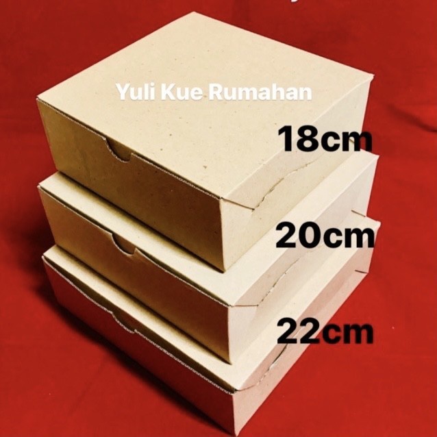 

Flashshow Box Eflute 22x22x7cm cocok untuk snack box