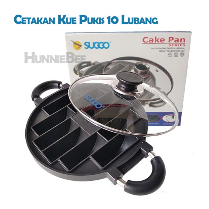 Cetakan Kue Pukis Teflon 10 Lubang Anti Lengket