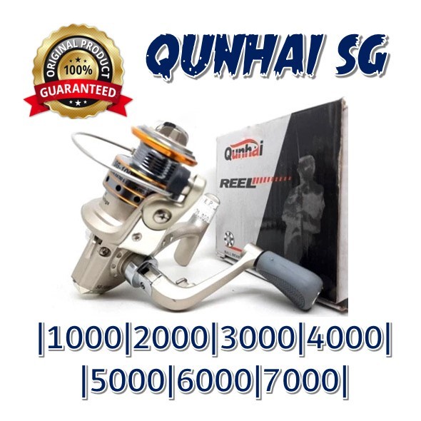spinning reel qunhai sg 1000 2000 3000 4000 5000 6000 7000   (ct05 )