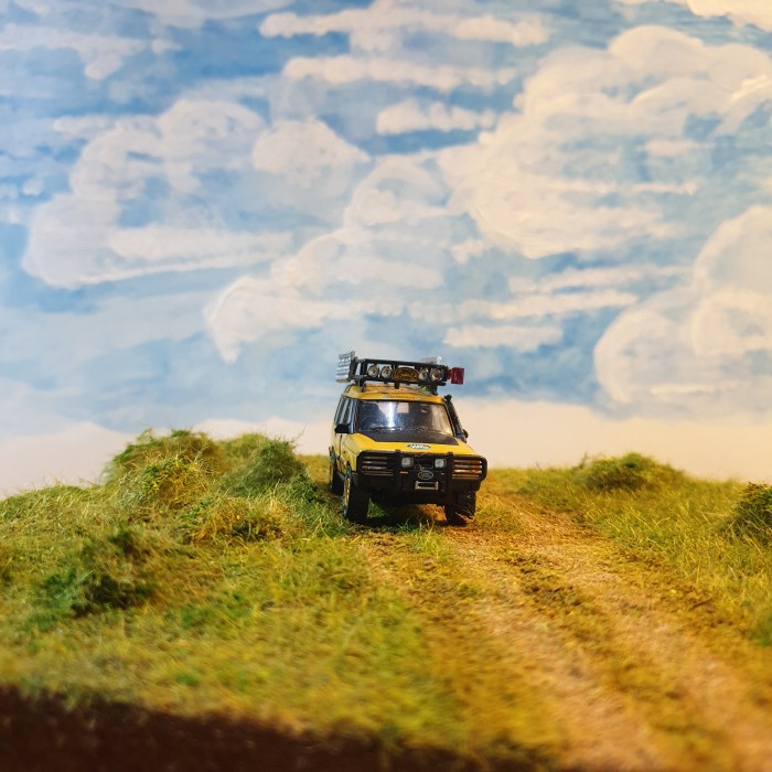 Promo DIORAMA DIECAST 64 GRASS FIELD - HOTWHEELS 1/64 1:64 OFFROAD Ready